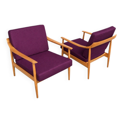 Seltenes vintage Paar Walter Knoll Lounge-Sessel