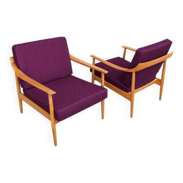 Seltenes vintage Paar Walter Knoll Lounge-Sessel