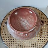 Biot glazed stoneware soup tureen - vintage shaped piece