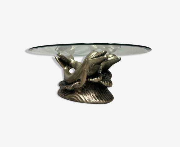 Vintage "golden" coffee table