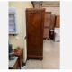 Antique - wardrobe, linen cupboard, inlays -