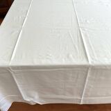 Antique cotton sheet Monogram "sc"