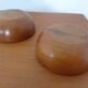 Mid-Century Danish Solid Teak Bowls, 1960s, Set of 2
