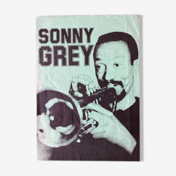Affiche trompettiste Jazzman Sonny Grey
