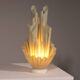 Georgia Jacob "Corolle" Table Lamp – Sculptural Light Art, France 1970s