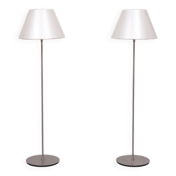 Modern Le Klint Floor Lamps, Polished Aluminum & Lucite, Sweden, 2010