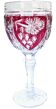 Coloured stem glass Anna Hutte (Germany) Model Asti