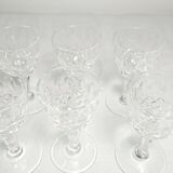 Six glasses - Lorraine crystal