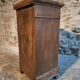 Antique French oak bedside table, early 20th century.