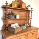 Vaisselier & Parisian sideboard raw wood
