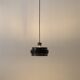Mid-century brass pendant lamp / 1960s / Danish modern design / black