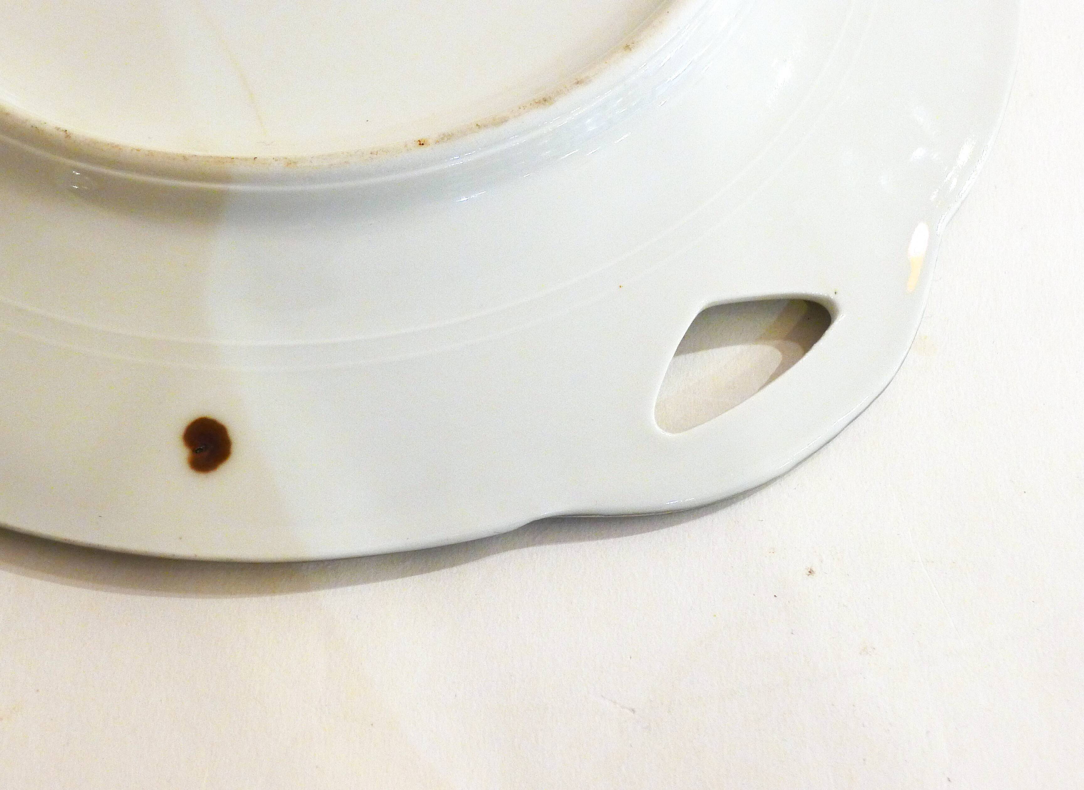 Floral porcelain dish