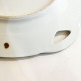 Plat fleuri en porcelaine