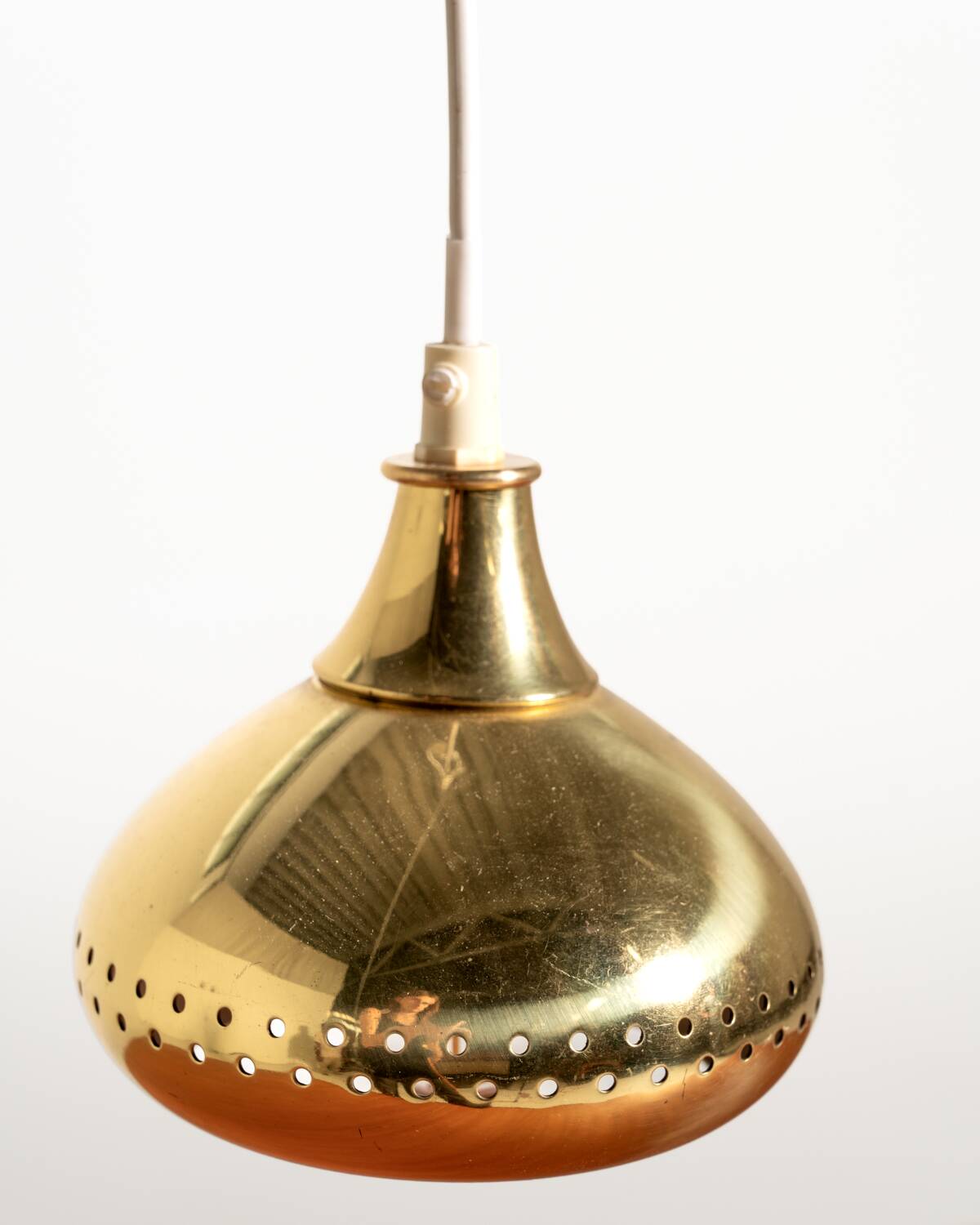 Brass pendant lamp by Scandi-Lamp, 1960s/70s