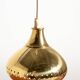 Brass pendant lamp by Scandi-Lamp, 1960s/70s