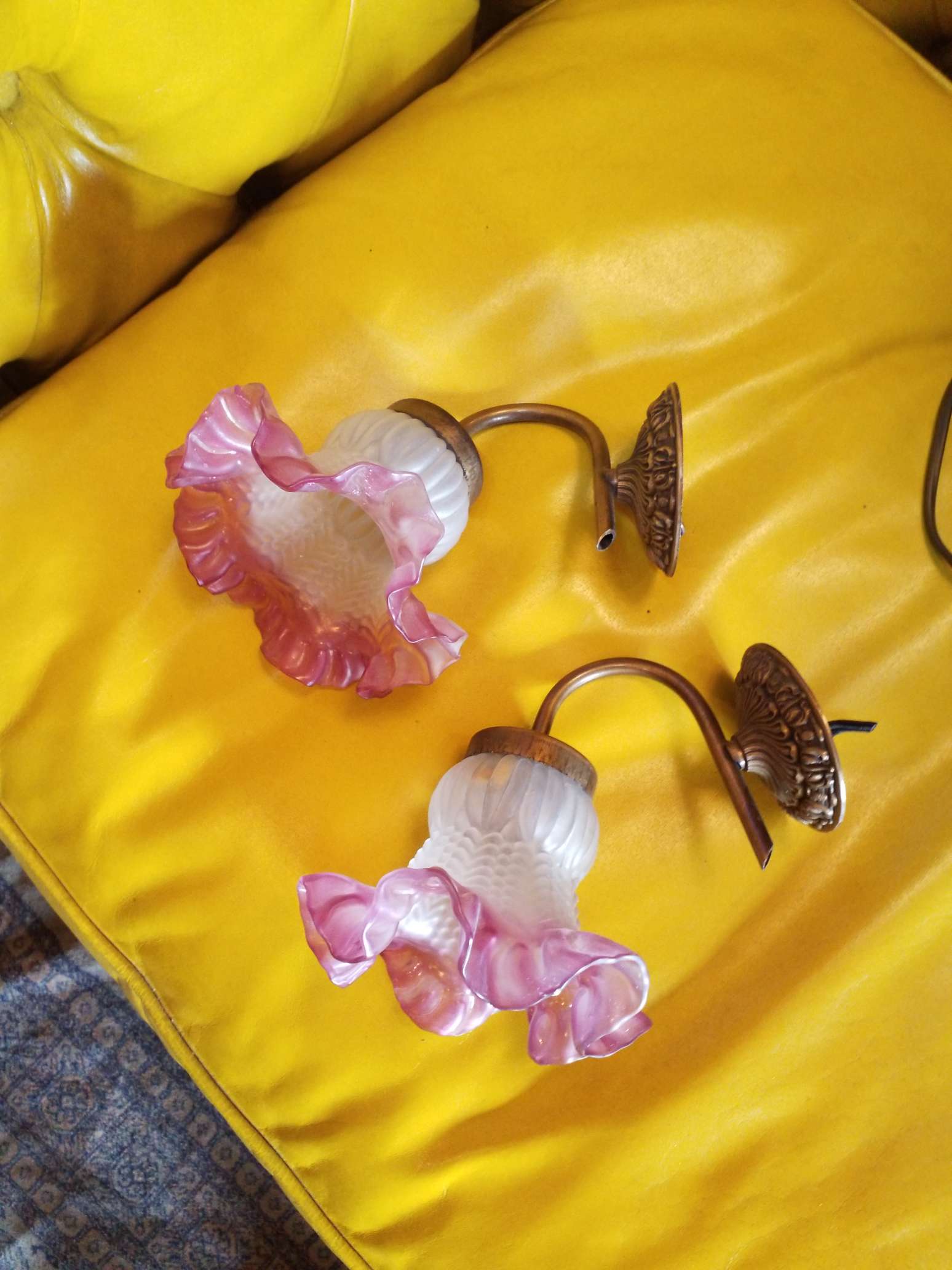 Pair of wall lamps