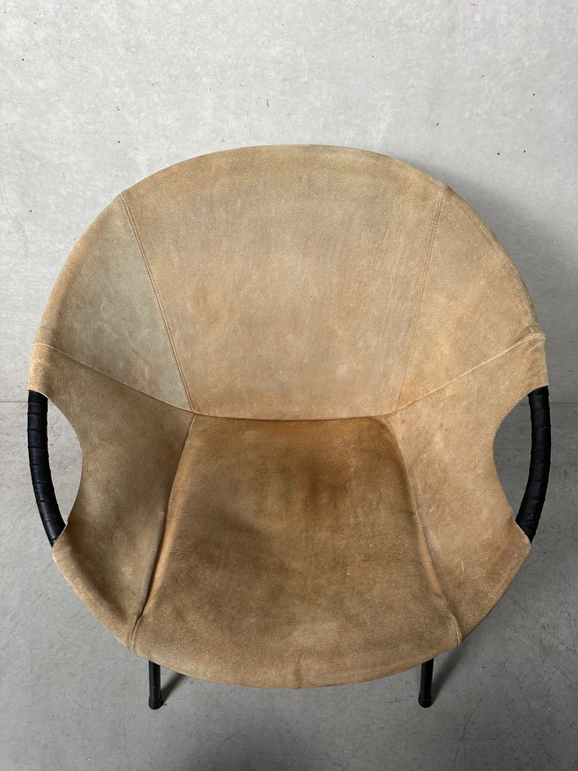 2x vintage balloon chairs – Lusch Erzeugnis – 1960s