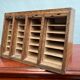Small curtain binder or craft furniture with 4 wooden shutters