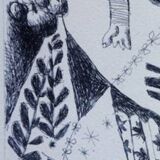 Théo Tobiasse: After Eden - Original signed engraving