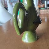 Pitcher by Poet Laval Breton factory around 1960