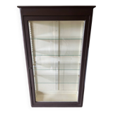 Ancienne vitrine en bois vitrée
