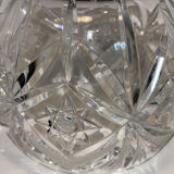 Bonbonnière en cristal ciselé