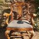19th painted Italian armchair
