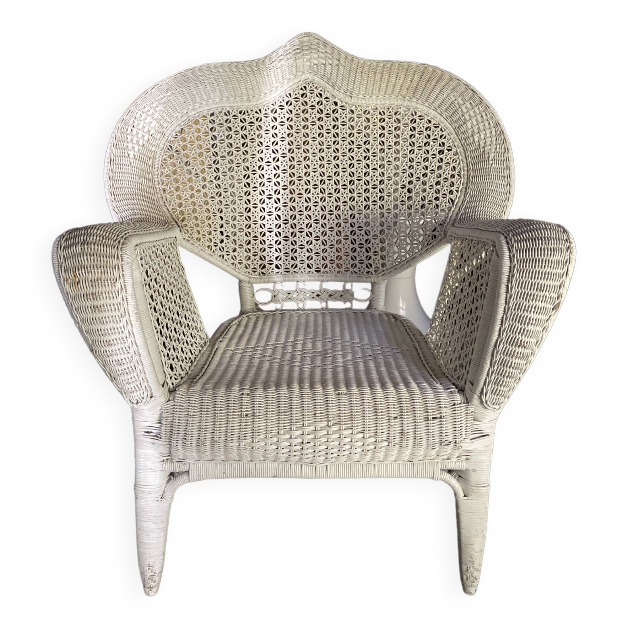 Rattan armchair