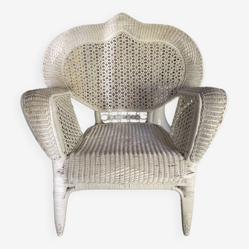 Rattan armchair