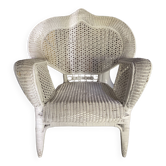 Rattan armchair