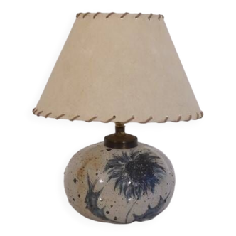 Lampe boule en grés 1950