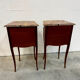 Pair of bedside tables, France early 20th century