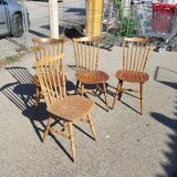 Series of 4 chairs bistro Baumann model Tacoma - 60s