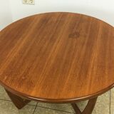 70s teak side table