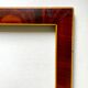 Antique Wooden  Frame intarsia borders 26.5 cm x 22.5  cm