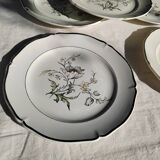 6 flat plates “Saverne” Saint Amand