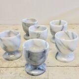 Egg cups in marble