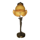 Swan neck lamp signed tief