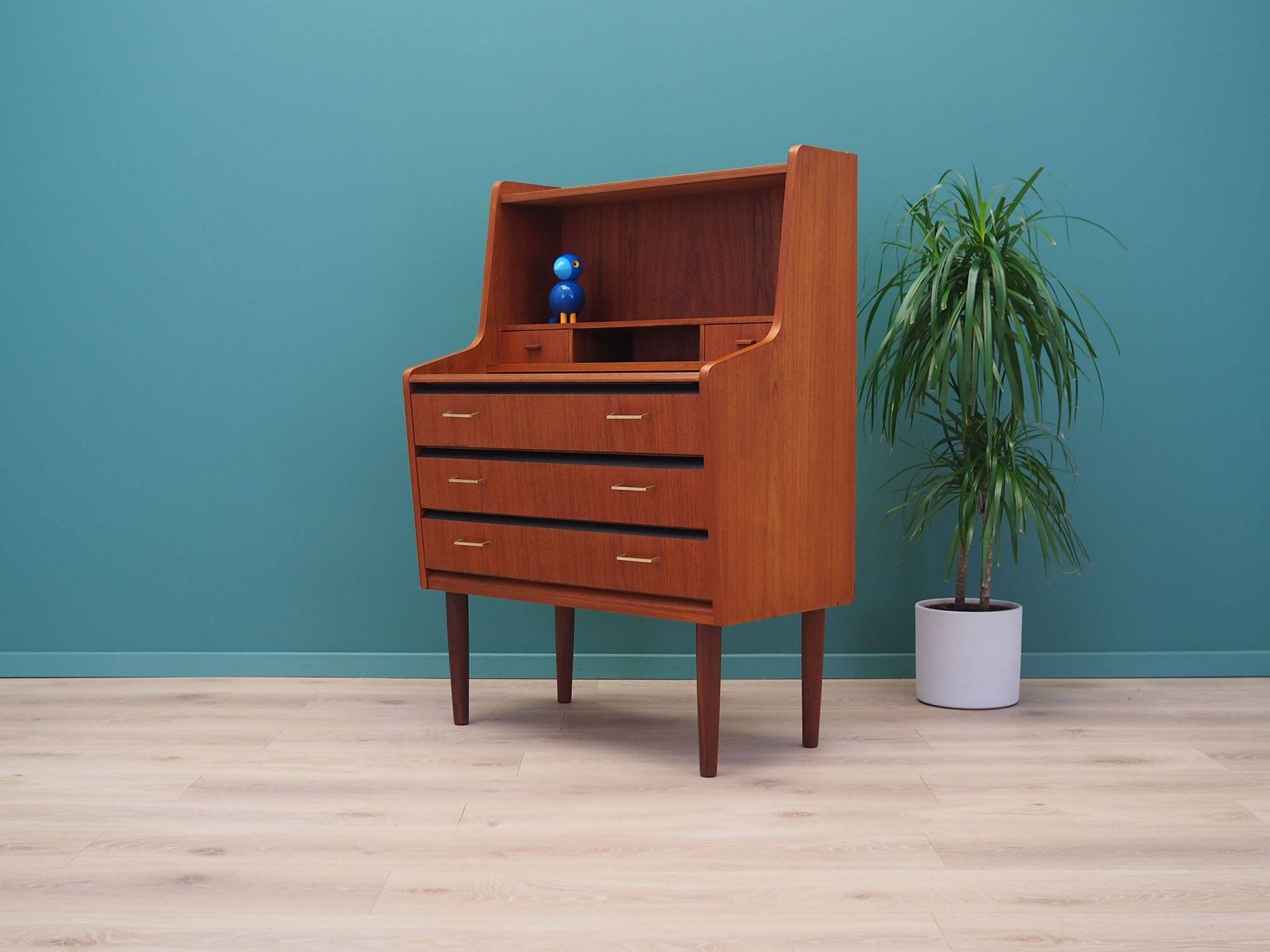 Teak secretary, Danish design, 1960s, production: Denmark
