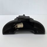 Vintage 1980s Inca pharaoh face ceramic wall lamp Saint-Clément 80s