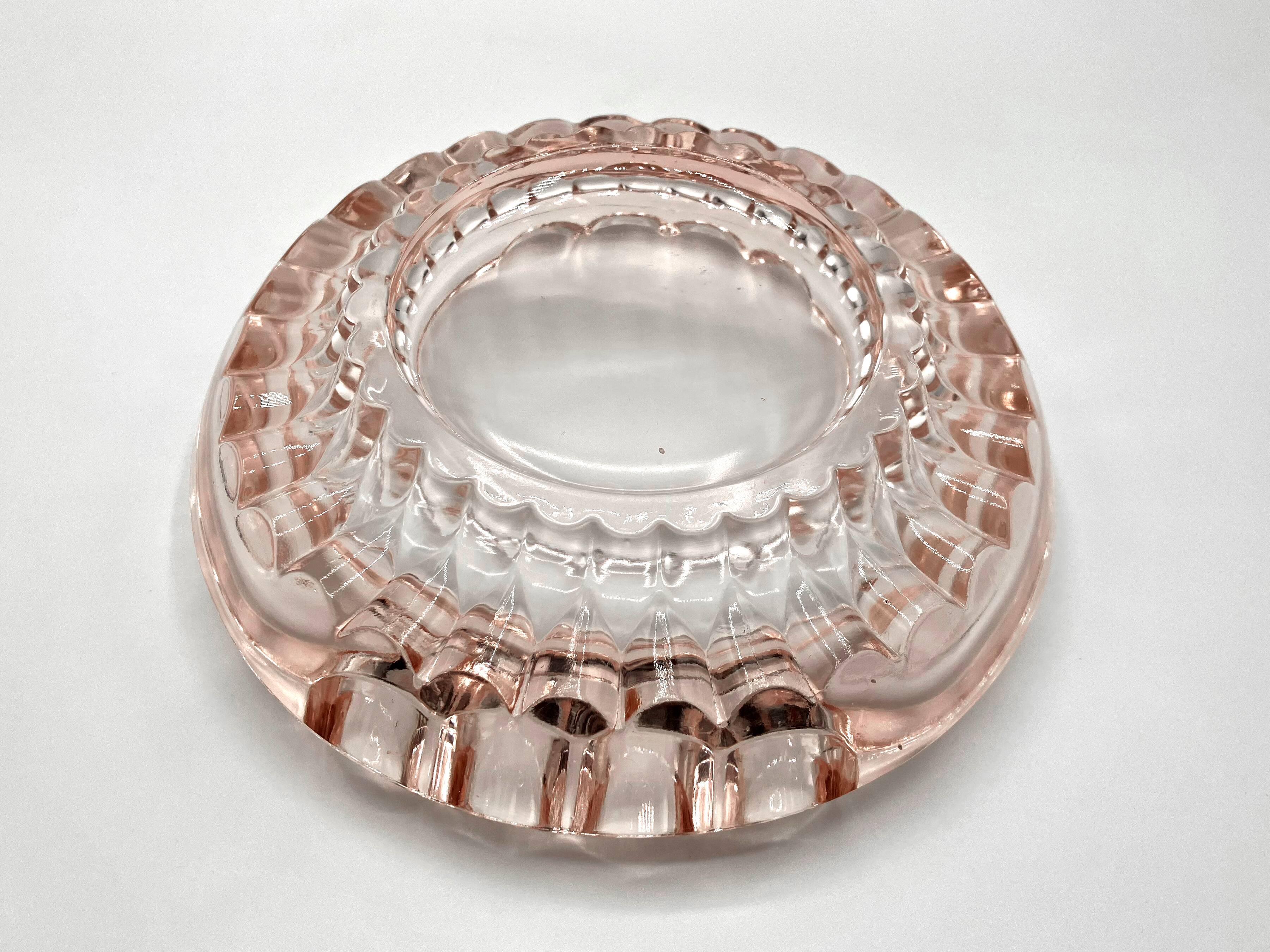 Cendrier vide-poche sklo union • verrerie rudolfova hut • design jiri zejmon • 1960