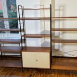 Modular vintage shelves of the 60s with box