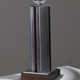 Modernist aluminum table lamp