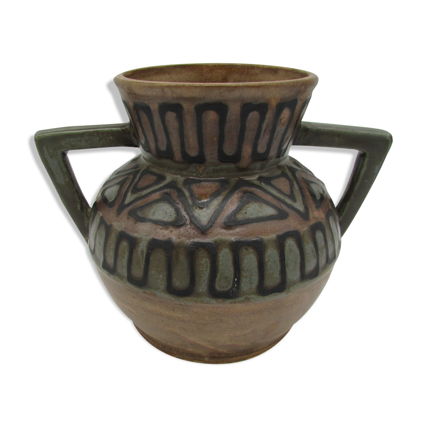 Odetta HB Quimper art-deco sandstone vase