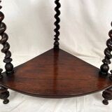 Rosewood corner shelf, Napoleon III period