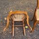 2 Louis Philippe caned chairs in solid wood from the 20th century