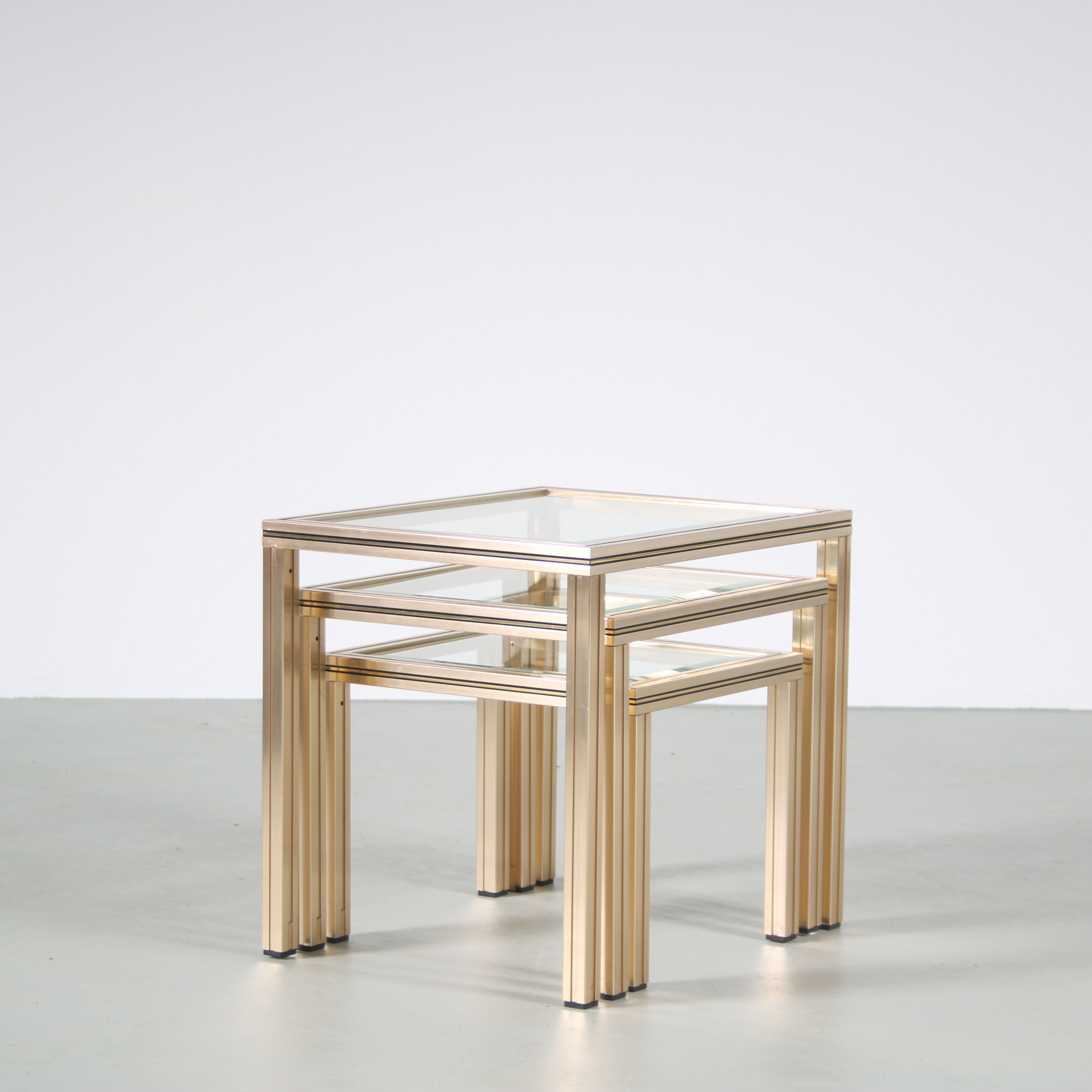 1970s Nesting tables by Pierre Vandel, France