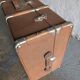 Antique travel trunk