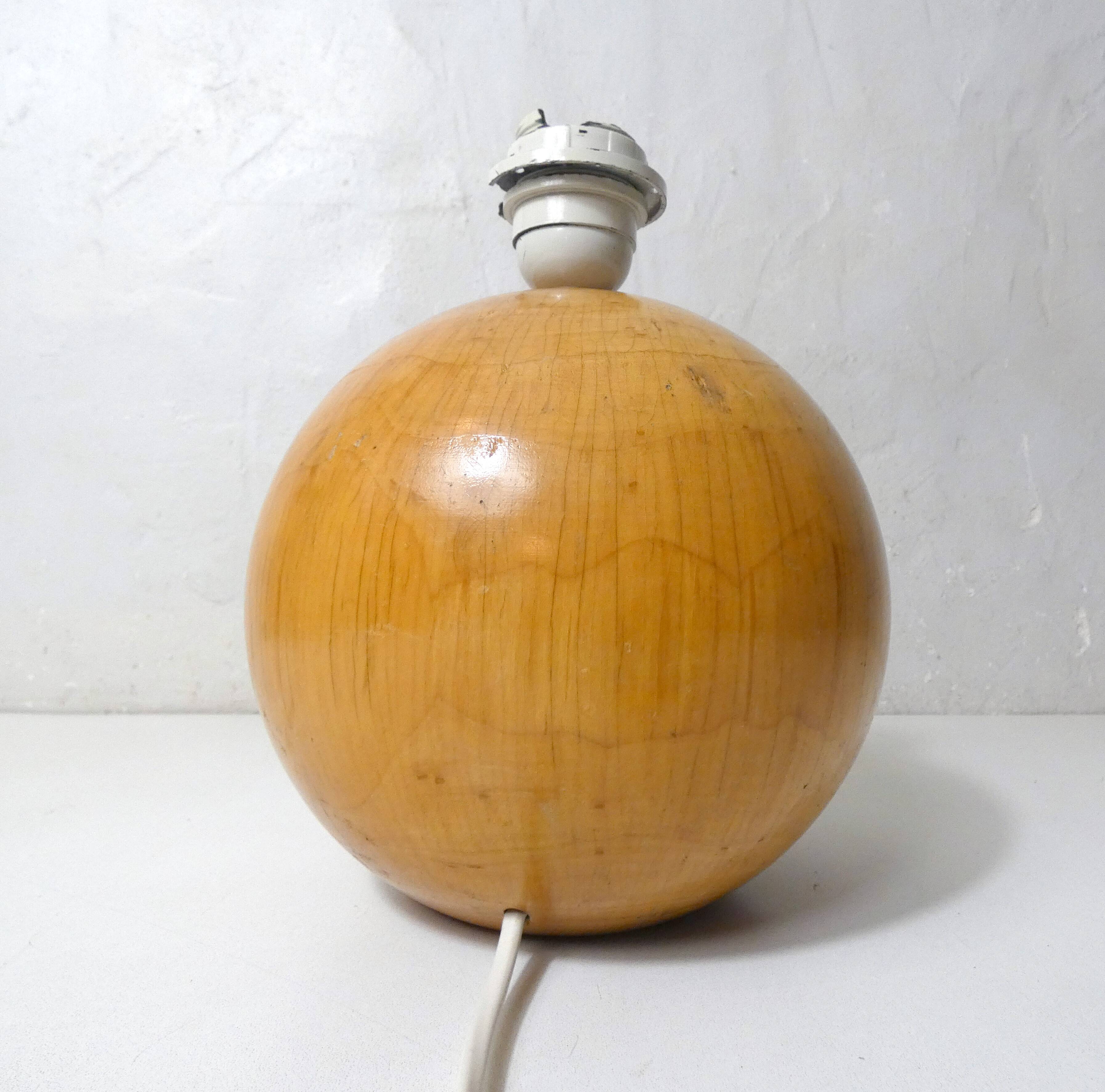 Mid-Century Wooden Desk Lamp IMT Italy Vintage design signed