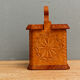 Carved wooden salt box, Savoie, Queyras